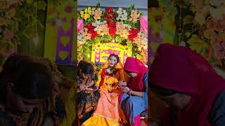 কন্যাকে মেহেদী পরানো হচ্ছে 🥰 sisterswedding [upl. by Theodor]