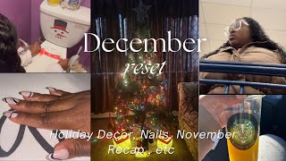 December Reset Routine  Christmas Decor November Recap Shop With Me [upl. by Ebonee]