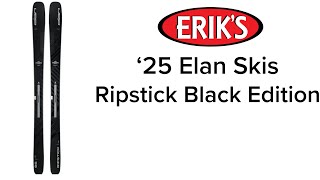 2025 Elan Ripstick Black Mens amp Womens Skis [upl. by Nyllaf]