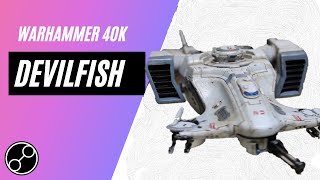 How to Paint Tau Devilfish  Viorla Sept  Warhammer 40K [upl. by Meensat]