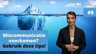 Miscommunicatie voorkomen Gebruik deze tips [upl. by Antonetta]