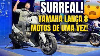 SURREAL YAMAHA LANÇA 8 MOTOS DE UMA VEZ [upl. by Garvin]