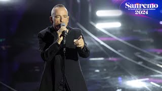 Sanremo 2024  Eros Ramazzotti canta quotTerra promessaquot [upl. by Goody]