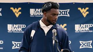 WVU Football  Sept 14 CJ Donaldson Pitt Post Game [upl. by Ticon]