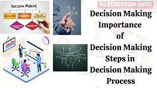 Decision Making Process  Importance of Decision Making Steps in Decision Making Process [upl. by Ball]