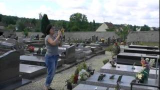 tombe de Claude François au cimetière de Dannemois [upl. by Bergmann952]