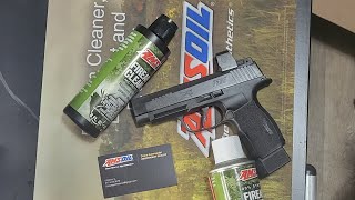 Cleaning The Sig Sauer P365 XL with Amsoil Cleaner and Lube [upl. by Philbin701]