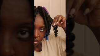 Natural Hair Flexi Rod Mini Tutorial [upl. by Novanod]