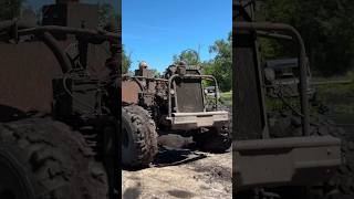 Manmade Monster Trucks Massive Power Puling Jeep Out of Mud [upl. by Elledoj]