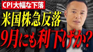 【CPI速報】ハイテク株急落と今後の利下げの可能性！？株価、インフレ見通しについて！ドル円為替介入について徹底解説 [upl. by Dnalyk497]