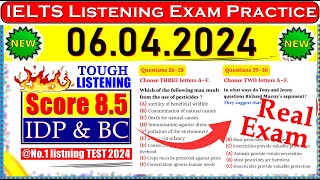 IELTS LISTENING PRACTICE TEST 2024 WITH ANSWERS  06042024 [upl. by Dupuis665]