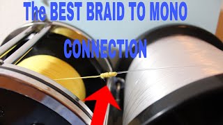 THE BEST KNOT TO CONNECT BRAID TO MONO for a TOP SHOT  Modified Albright Knot [upl. by Truelove]