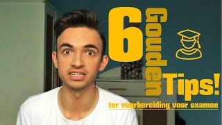 6 GOUDEN tips voor je examens  quotAvond van tevoren lerenquot [upl. by Nataniel]