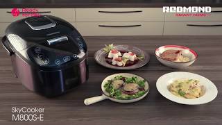 Smart Multi Cooker REDMOND SkyCooker M800SE [upl. by Lynde118]