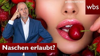 Vorsicht Diebstahl Ist Naschen im Supermarkt wirklich verboten  Anwalt Christian Solmecke [upl. by Aicyla]