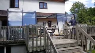 Retrackta solarium retractable  retractable patio cover [upl. by Nevin459]