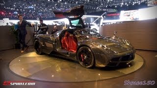 Pagani Huayra Carbon Fibre  Geneva 2012 with GTspiritcom [upl. by Yud]