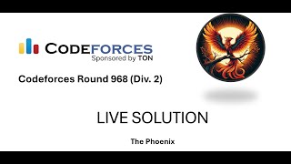 Codeforces Round 968 Div 2  LIVE SOLUTIONS codeforces [upl. by Vaden]