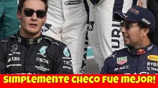 George Russell estalla contra Checo Pérez en GP de Hungría y se consuela con podio de Hamilton [upl. by Otrepur]