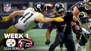 Pittsburgh Steelers vs Atlanta Falcons Game Highlights  NFL 2024 Season [upl. by Ymaral313]