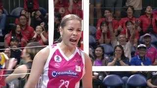 Creamline and Cignal’s INTENSE SET 4 FINISH 🔥  2024 PVL Invitational Conference [upl. by Frohne]