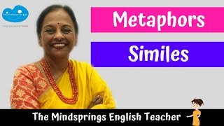 Metaphors and Similes  Metaphors in songs  How to make a Metaphor  English Grammar Lesson [upl. by Zabrina]