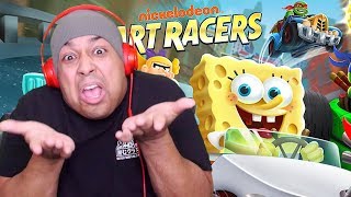 THIS MORE FUN THAN MARIO KART NICKELODEON KART RACERS [upl. by Torrell749]