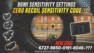 NEW UPDATE 34  ✅ BEST SENSITIVITY CODECONTROL SETTINGS BGMIPUBG MOBILE  BGMI AFTER UPDATE 34 [upl. by Ronal311]