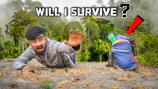 Full Night Alone In Dangerous Jungle  Challenge  जिंदगी की सबसे बड़ी गलती😱 [upl. by Jobyna]