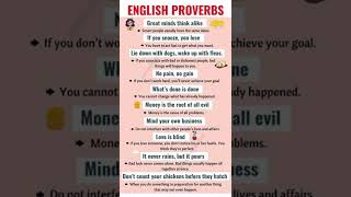 English most useful proverbs with English meanings by multiplefeatures [upl. by Glaab130]