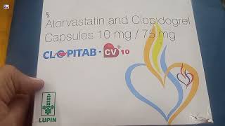 CLOPITABCV 10  CLOPITAB CV Capsules  Atorvastatin and Clopidogrel Capsules  CLOPITAB CV 10mg Cap [upl. by Wolfgang]