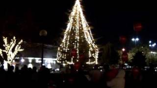 Christmas Tree Lighting in Modesto  Modesto Bee news [upl. by Eceeryt893]