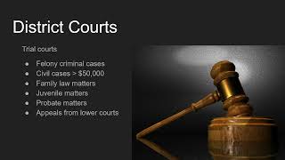 Summary of court levels and hierarchies in Wyoming [upl. by Essa]