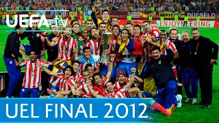 2012 UEFA Europa League final highlights  AtléticoAthletic Bilbao [upl. by Grim]