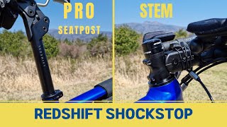 Redshift Shockstop Stem and Pro Seatpost Review Endurance Road Cycling [upl. by Aerdua]