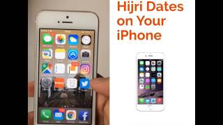 How to Get Hijri Date on Your iPhone [upl. by Ahseinar]