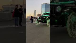 Insane Gladiator on Glass wheels at SEMA 2023 🤯 [upl. by Kleeman]