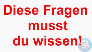 Allgemeinwissen  Geschichte  Grundlegende Fragen  Diese 4 Fragen solltest du können [upl. by Renruojos]