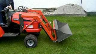 Rasentraktor Eigenbau Hydraulik Frontlader Homemade Lawn Mower Front End Loader [upl. by Queston96]