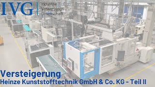 Versteigerung Heinze Kunststofftechnik GmbH amp Co KG Teil II I IVG [upl. by Enneite]