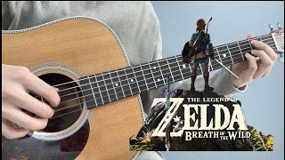 Zelda Breath of the Wild  Tarrey Town  Fingerstyle Guitar Cover イチカラ村をアコギで弾いてみた [upl. by Gilead]