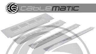 Rejilla de ventilación para zócalo aluminio  distribuido por CABLEMATIC ® [upl. by Morehouse]