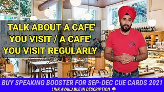 Talk About A Cafe You Visit Or A Cafe You Visit Regularly  Latest Cue Card Cafeteria  Ramandeep [upl. by Aicak]