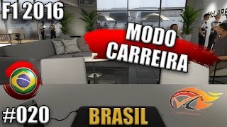 F1 2016 PTBR  Modo Carreira  Minha Casa Minhas Regras PARTE 020  Velocidade Play 24 [upl. by Carmel471]