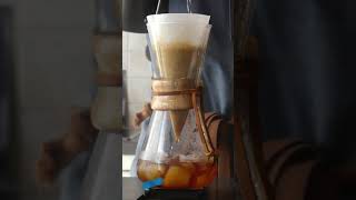 Café glacé chemex  Iced coffee  infusion douce [upl. by Gurango]