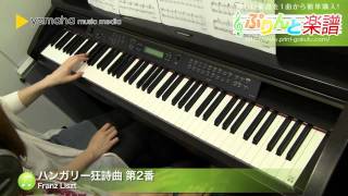 ハンガリー狂詩曲 第2番  Franz Liszt  ピアノ連弾  上級 [upl. by Sommer445]