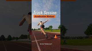 Acceleration Training 🔥 trackandfield speed athlete sprints athletics workout running run [upl. by Rednaskela]