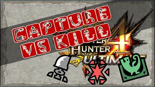 MH4U Capture vs Kill Complete Guide ENG [upl. by Adnak870]