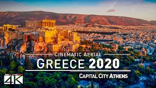 【4K】🇬🇷 Incredible Athens from Above 🔥 The Capital of GREECE 🔥 Cinematic Aerial Film [upl. by Nwahsirhc165]