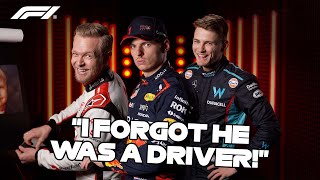 F1 Drivers as Babies  Grill The Grid 2023  Episode 5 [upl. by Nwahsek]